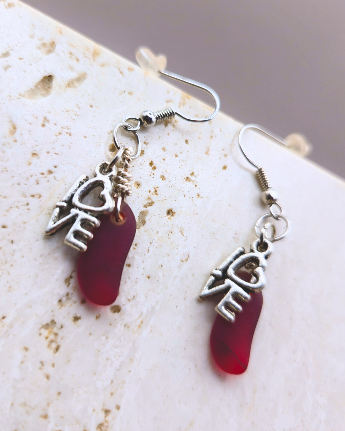 Handmade Earrings - Beans with Love