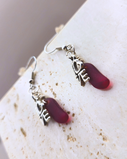 Handmade Earrings - Beans with Love