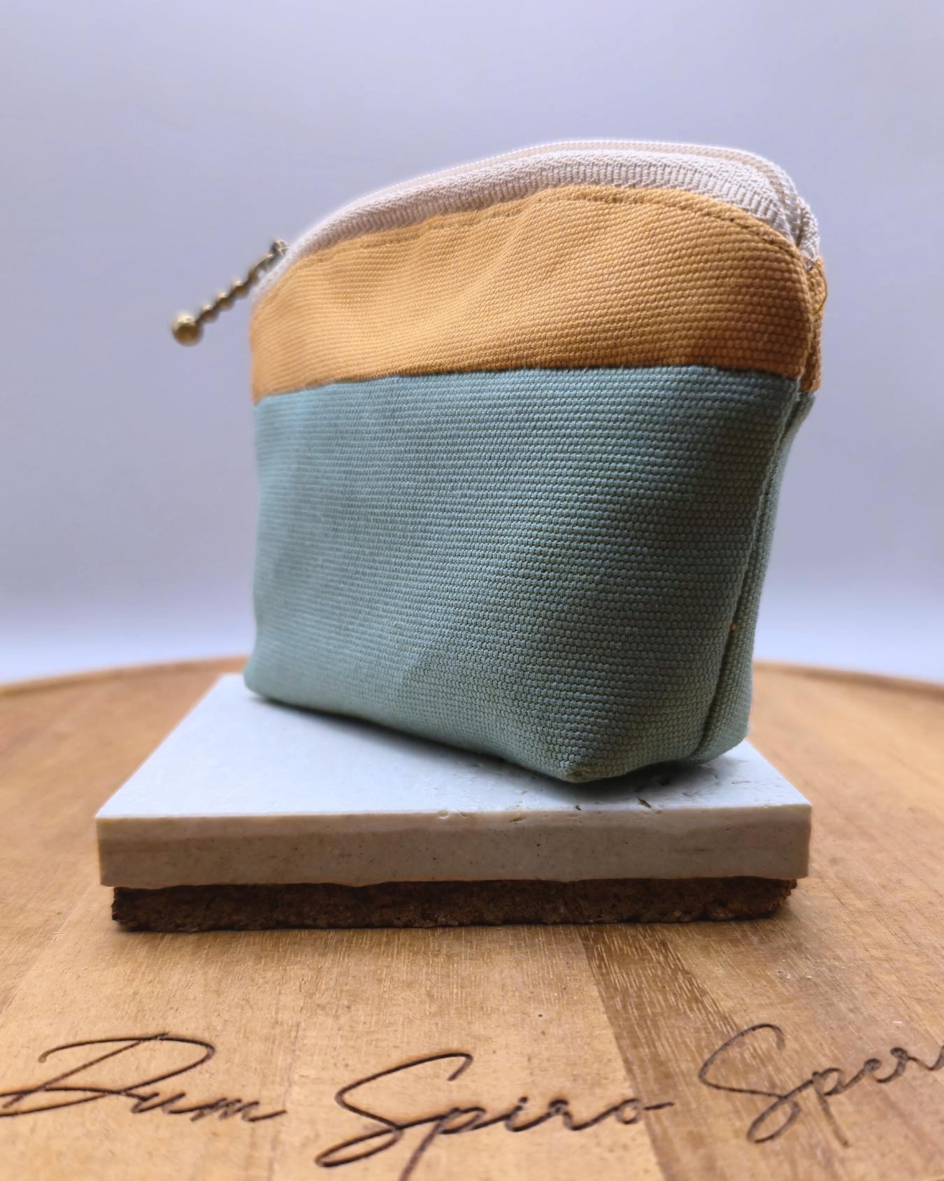 Small Handmade Pouch - Minimal Colour Block