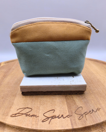 Small Handmade Pouch - Minimal Colour Block