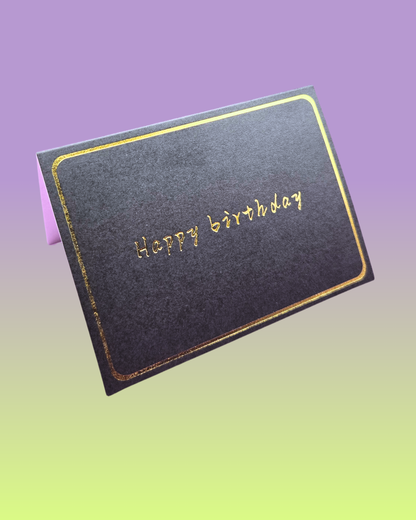 'Happy Birthday' Note Card