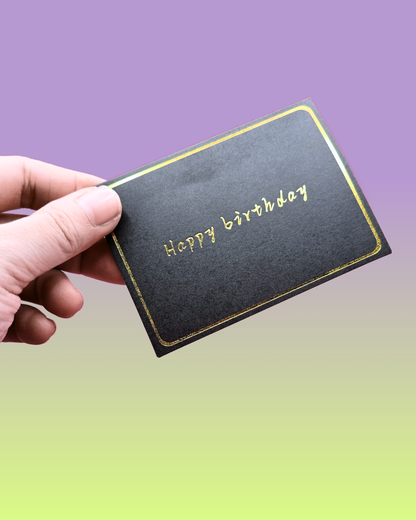 'Happy Birthday' Note Card