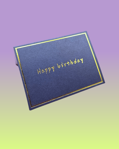 'Happy Birthday' Note Card