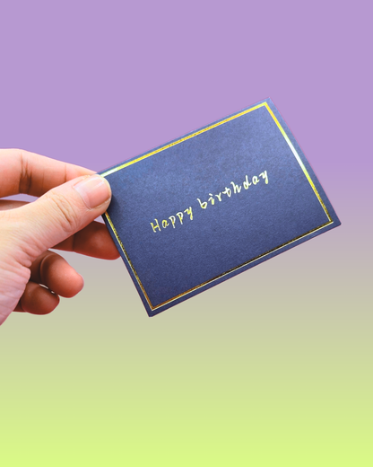 'Happy Birthday' Note Card