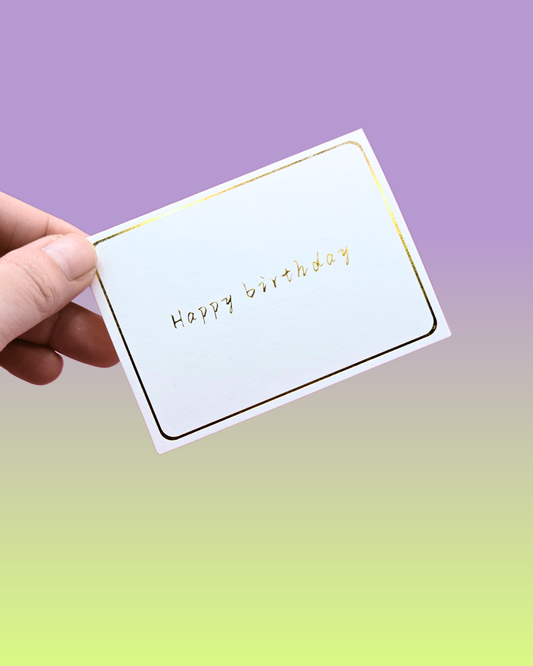 'Happy Birthday' Note Card