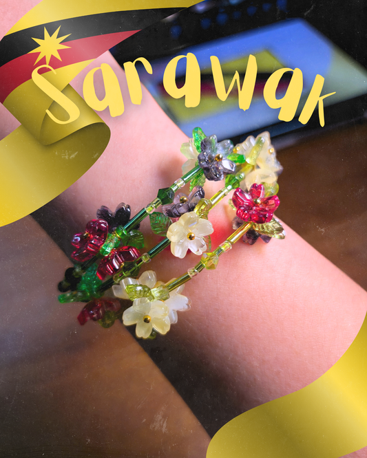 MALAYSIA KITA // Sarawak Blossom Bangle