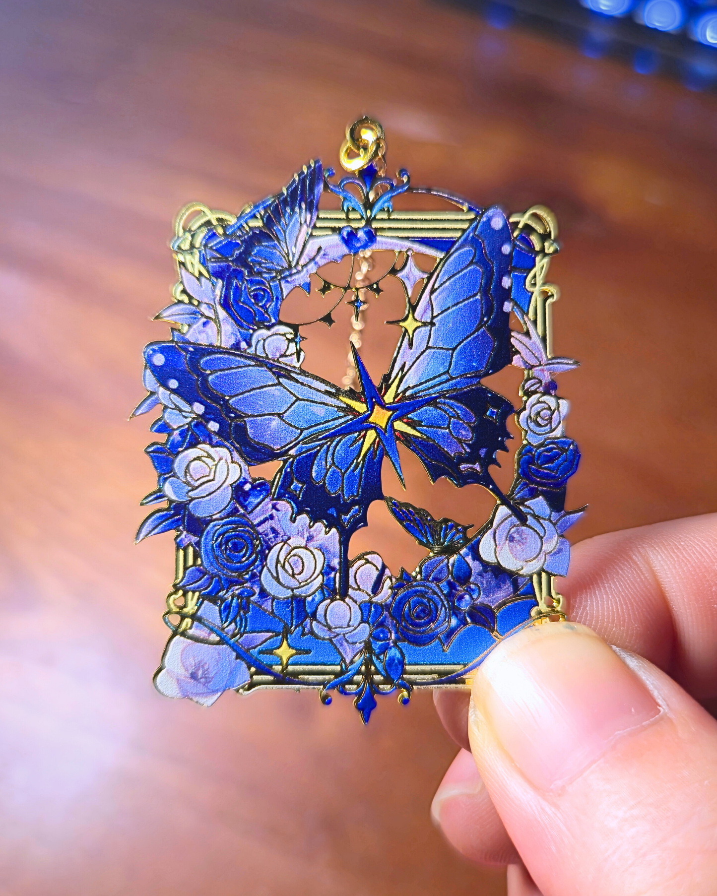 Metal Bookmark - Midnight Butterflies