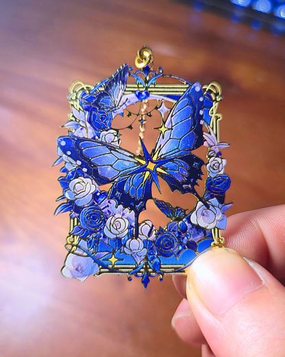 Metal Bookmark - Midnight Butterflies