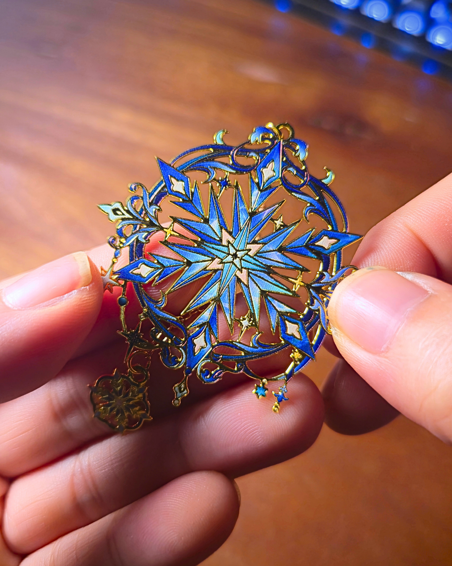 Metal Bookmark - Magic Snowflake