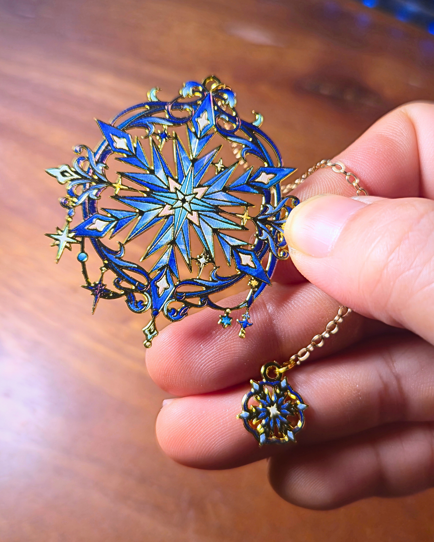 Metal Bookmark - Magic Snowflake