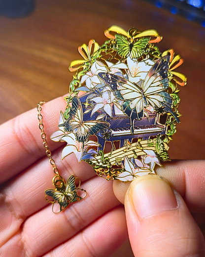 Metal Bookmark - Garden Butterflies