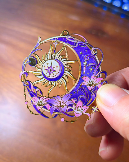 Metal Bookmark - Midnight Sun