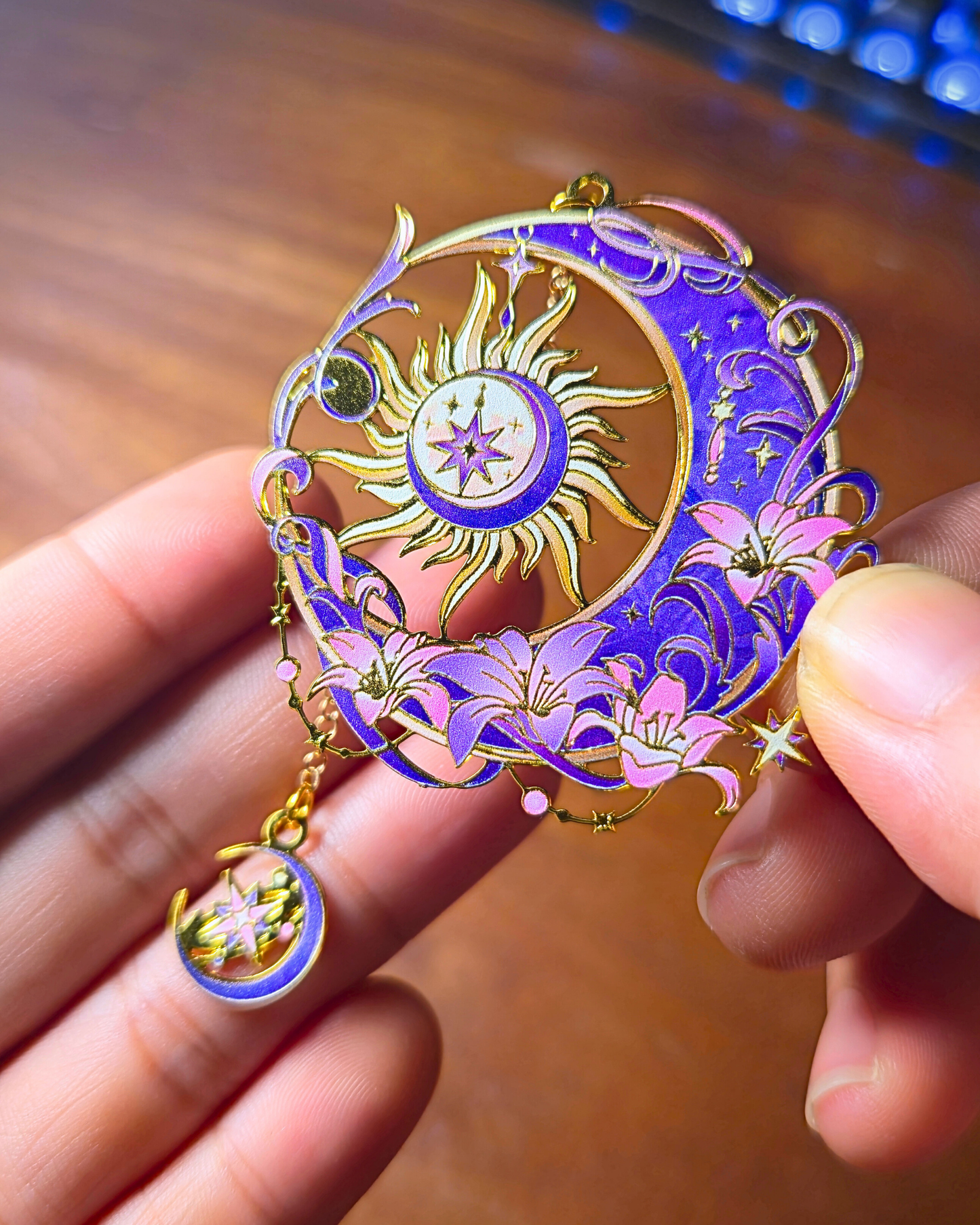 Metal Bookmark - Midnight Sun