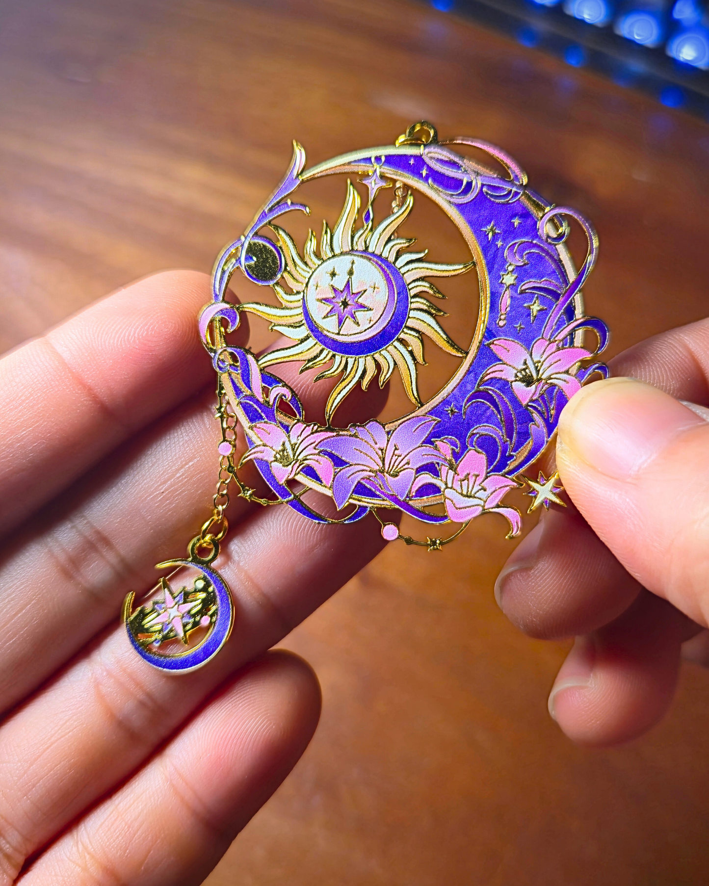 Metal Bookmark - Midnight Sun