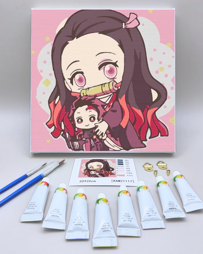 Paint-by-Numbers Set - Nezuko.png