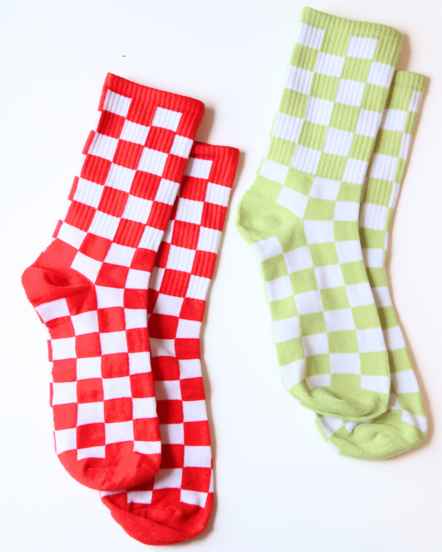 Chequered Socks (Set of 2 pairs)