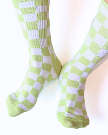 Chequered Socks (Set of 2 pairs)