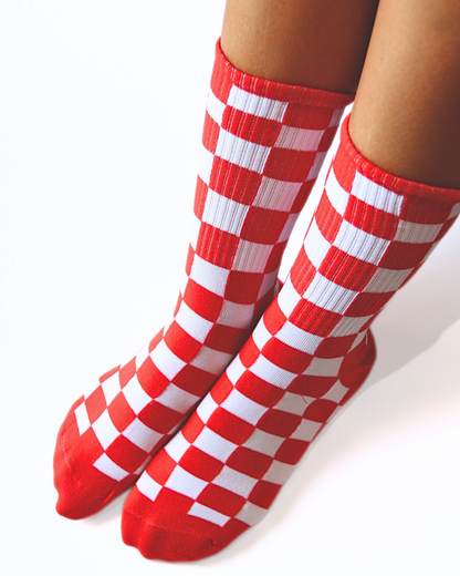 Chequered Socks (Set of 2 pairs)