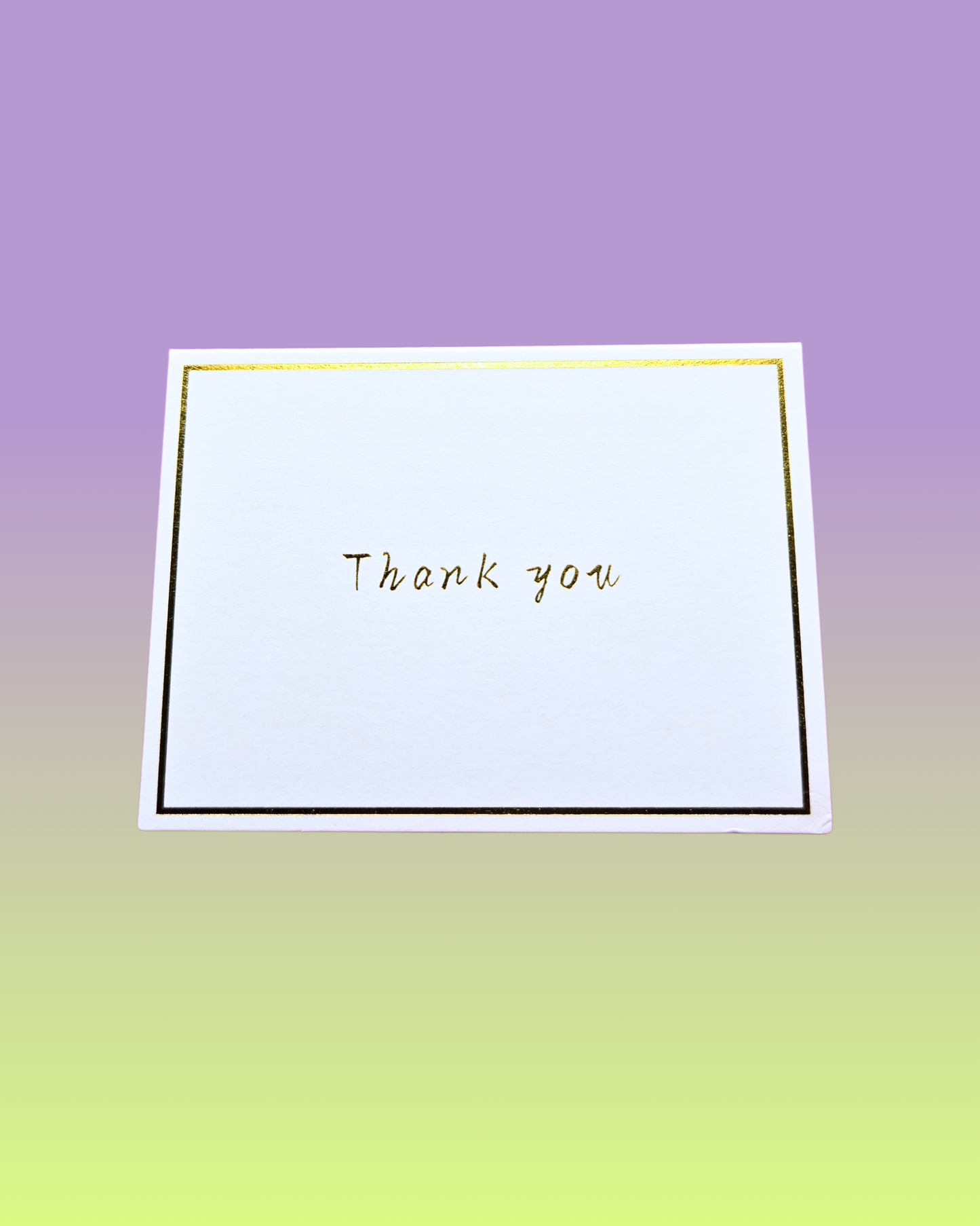 'Thank You' Note Card