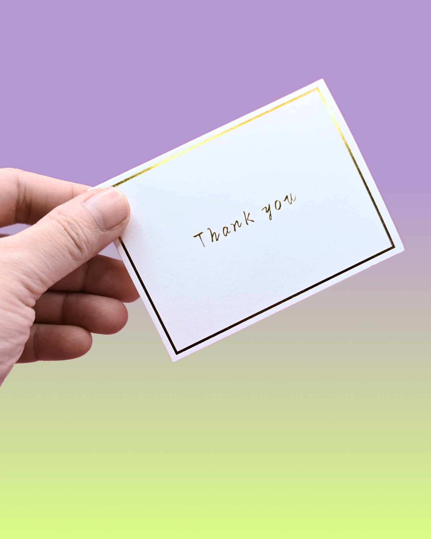 'Thank You' Note Card