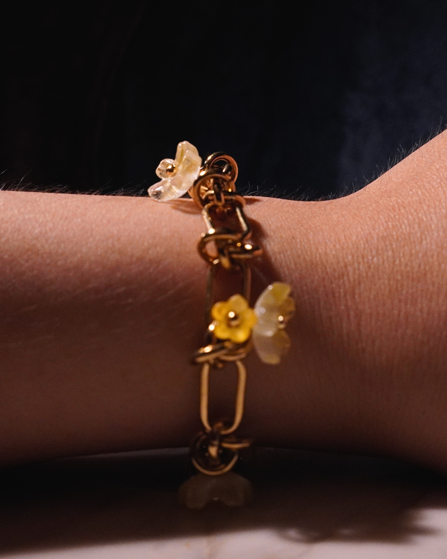 LEIA Stainless Steel Bracelet // Marigold