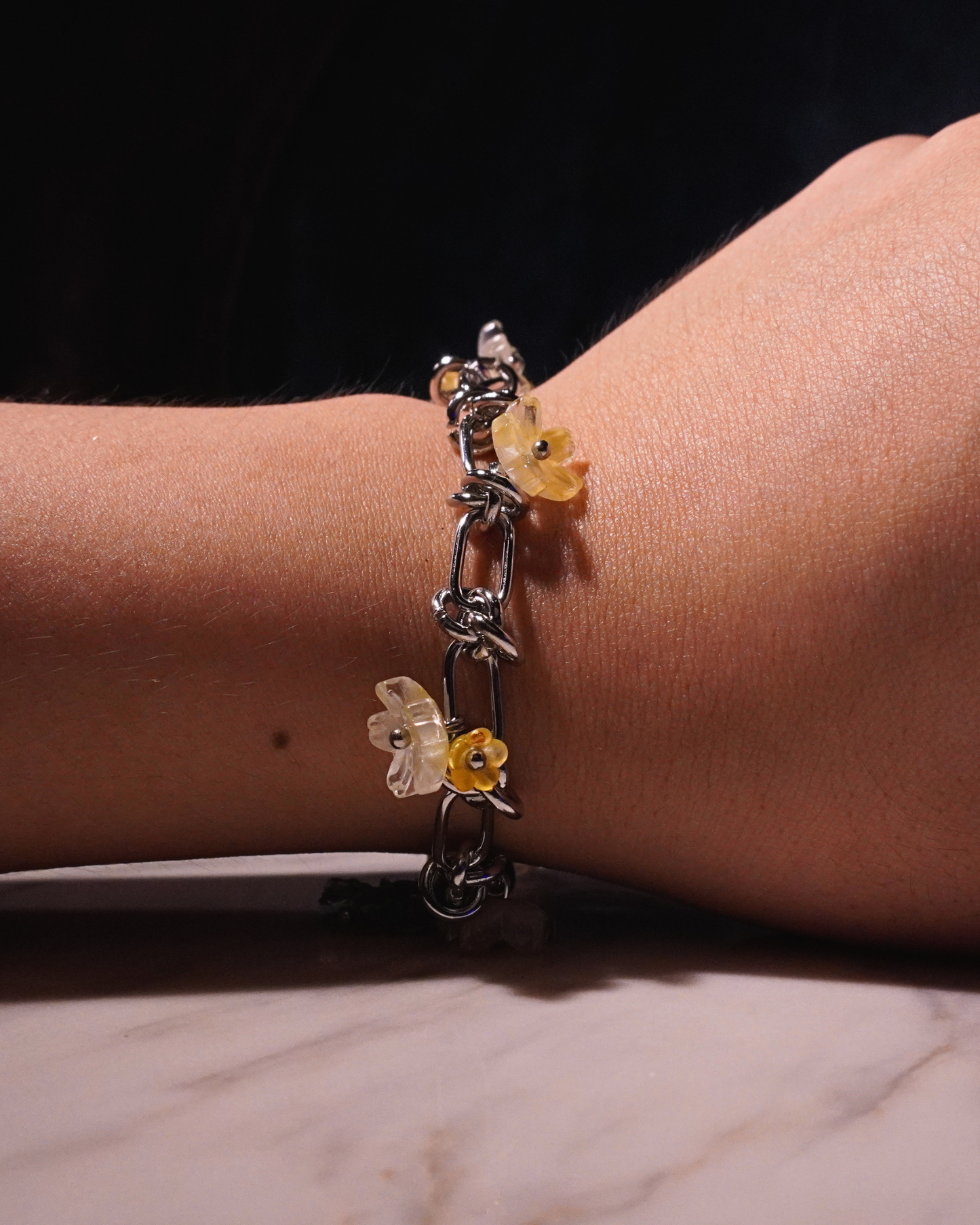 LEIA Stainless Steel Bracelet // Marigold