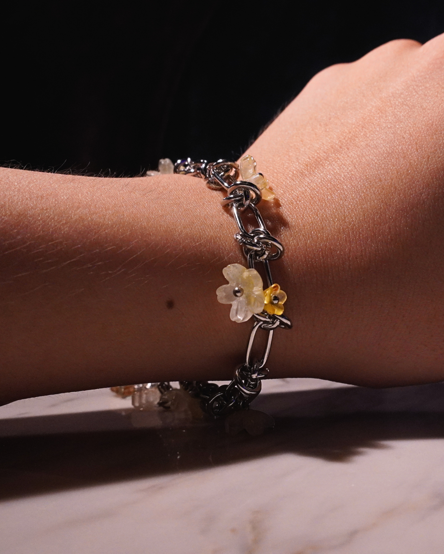 LEIA Stainless Steel Bracelet // Marigold