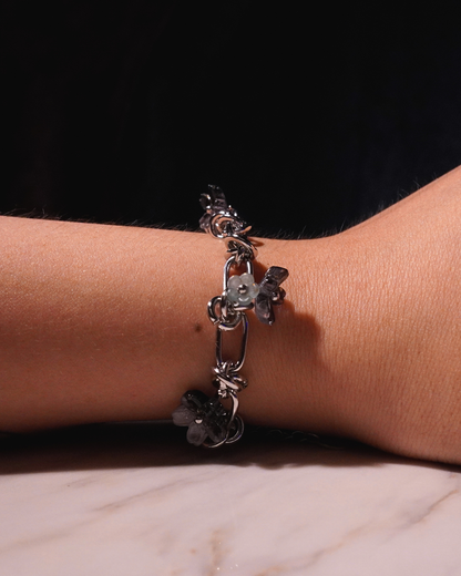 LEIA Stainless Steel Bracelet // Midnight