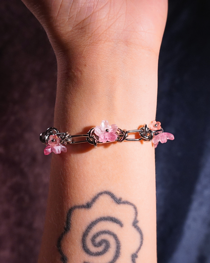 LEIA Stainless Steel Bracelet // Blush
