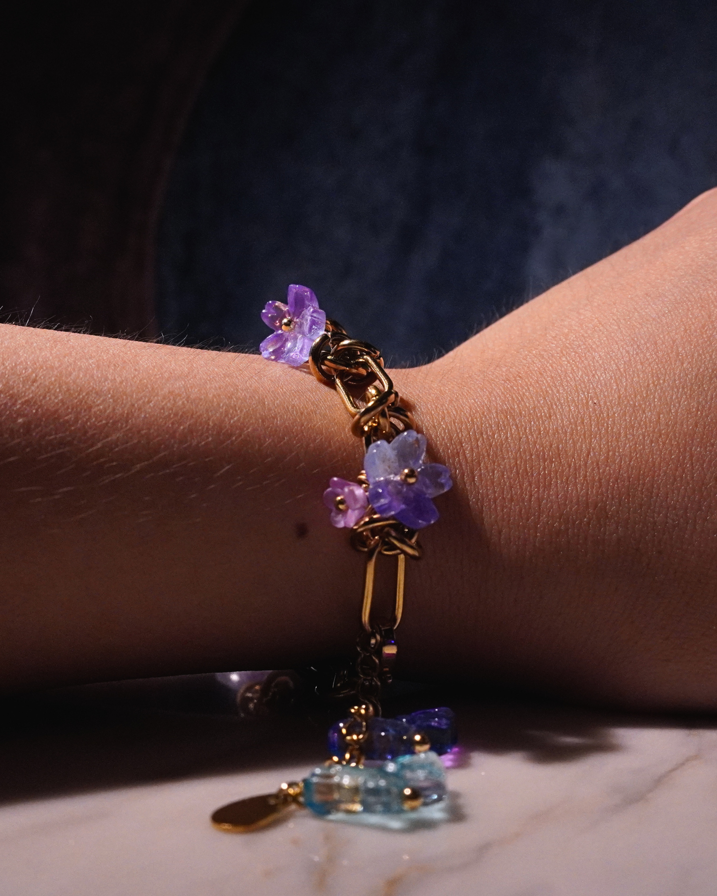 LEIA Stainless Steel Bracelet // Twilight