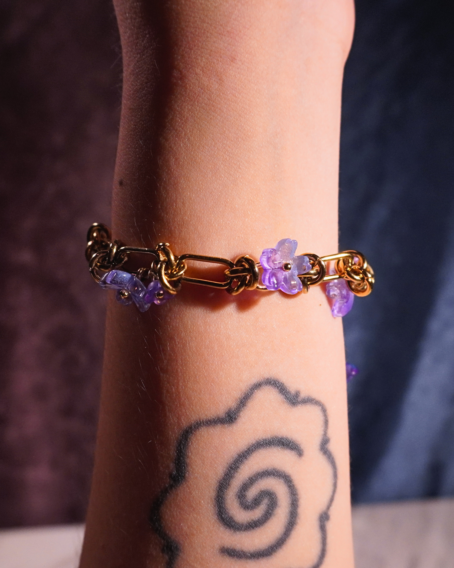LEIA Stainless Steel Bracelet // Twilight