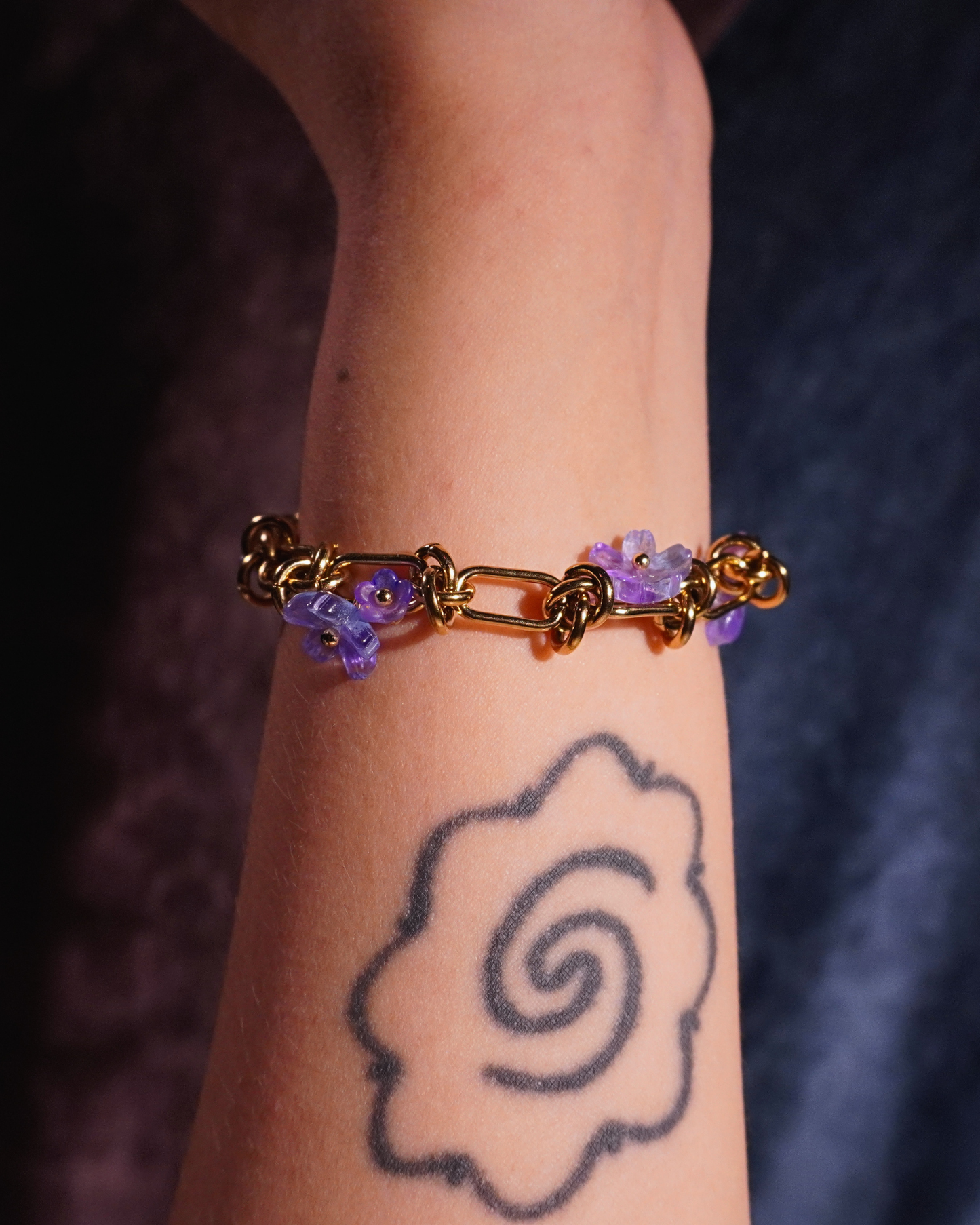 LEIA Stainless Steel Bracelet // Twilight