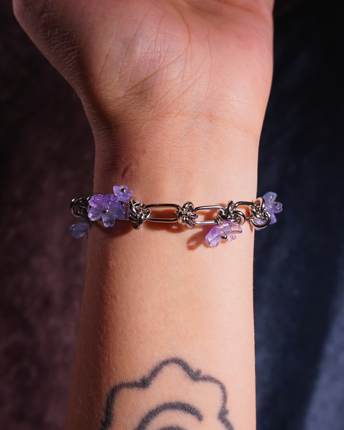 LEIA Stainless Steel Bracelet // Twilight