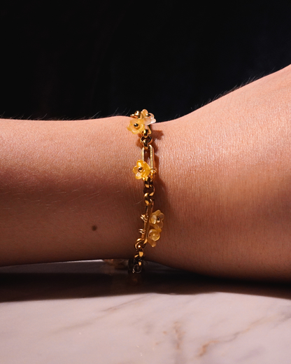 LILY Stainless Steel Bracelet // Marigold