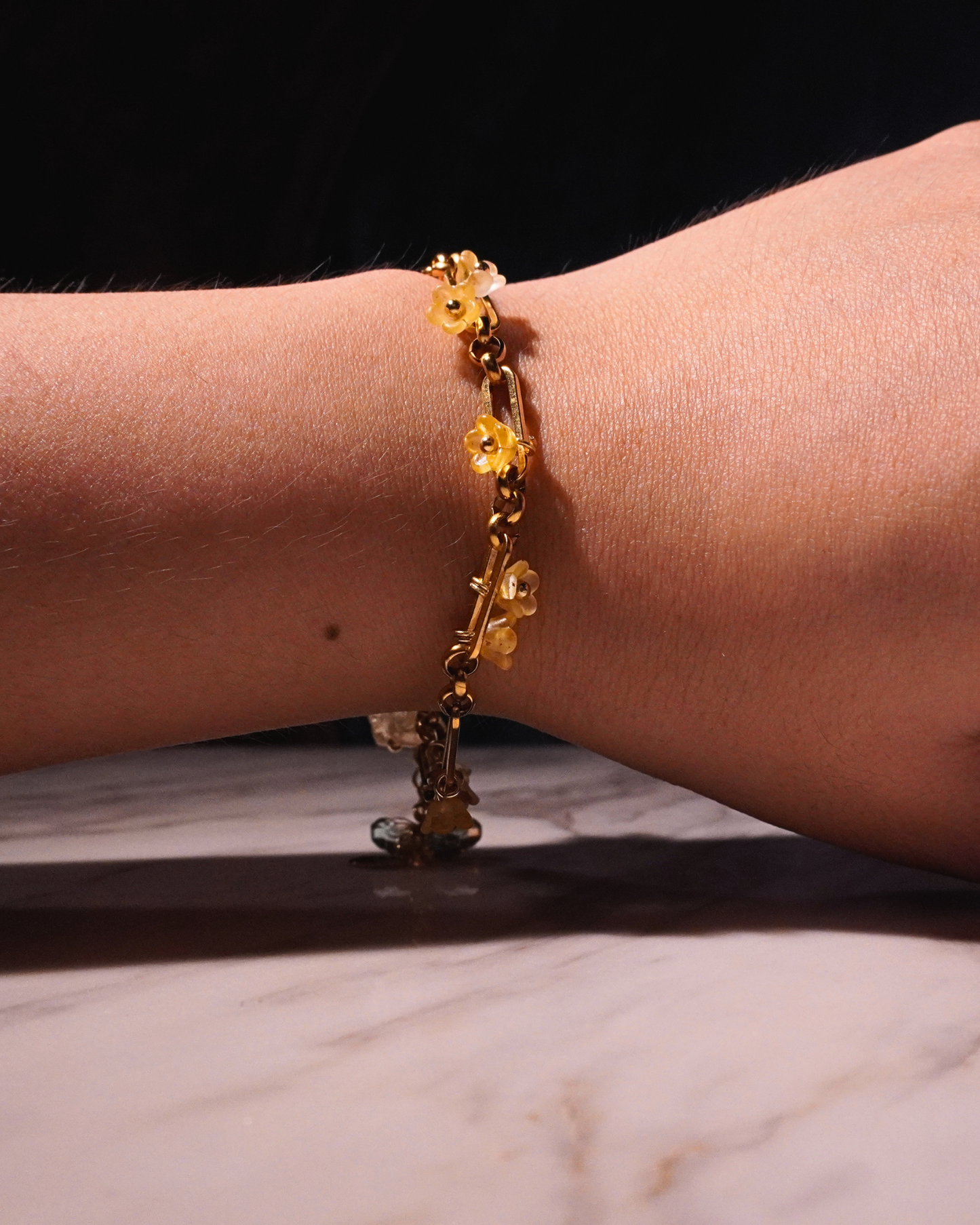 LILY Stainless Steel Bracelet // Marigold