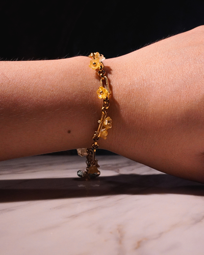 LILY Stainless Steel Bracelet // Marigold