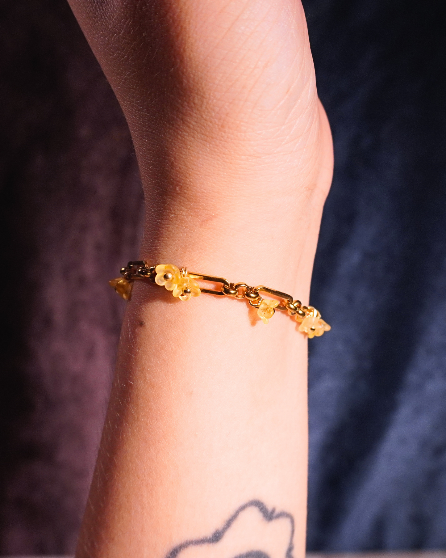 LILY Stainless Steel Bracelet // Marigold