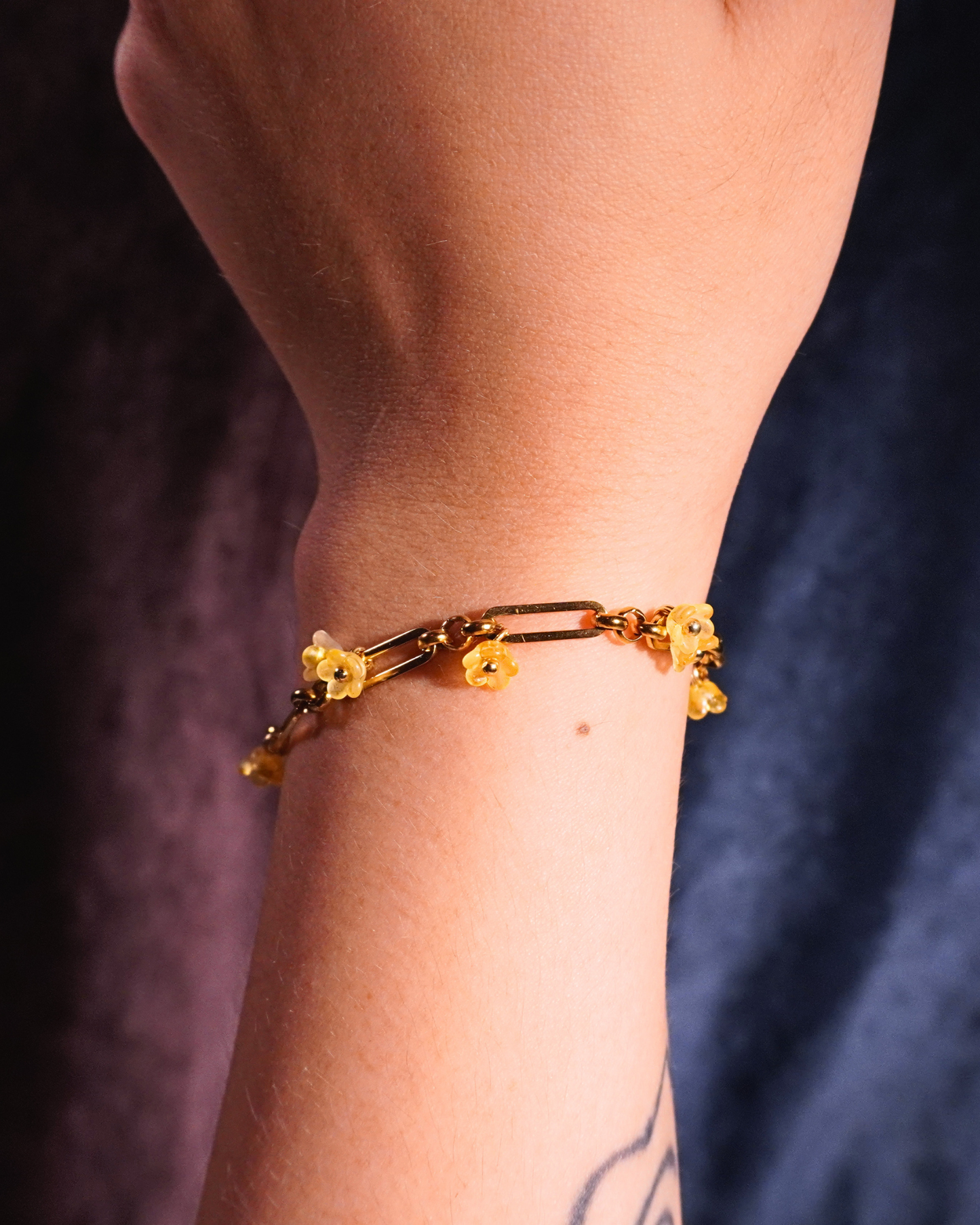 LILY Stainless Steel Bracelet // Marigold