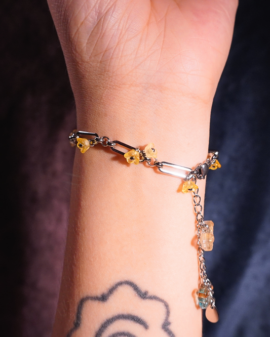 LILY Stainless Steel Bracelet // Marigold
