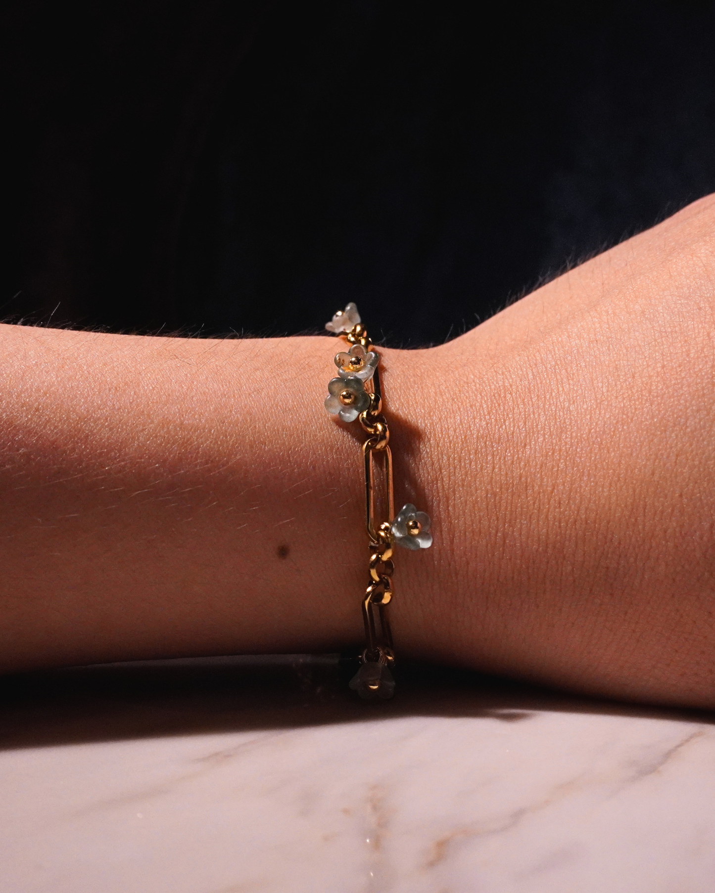 LILY Stainless Steel Bracelet // Midnight