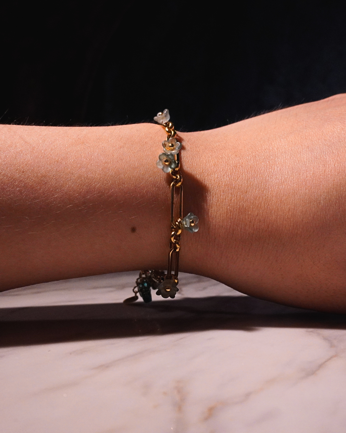 LILY Stainless Steel Bracelet // Midnight