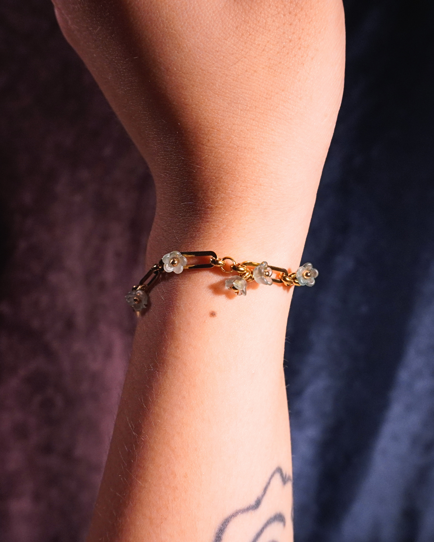 LILY Stainless Steel Bracelet // Midnight