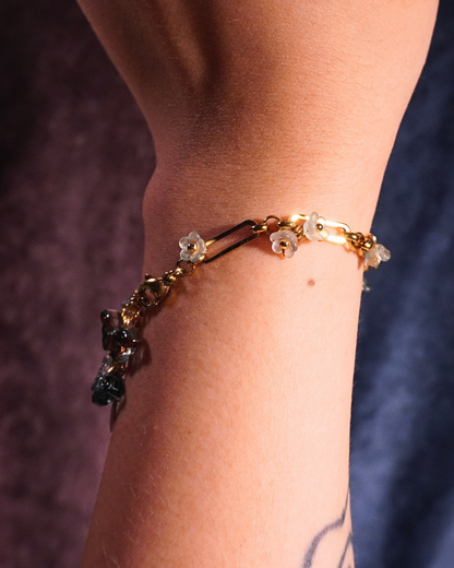 LILY Stainless Steel Bracelet // Midnight