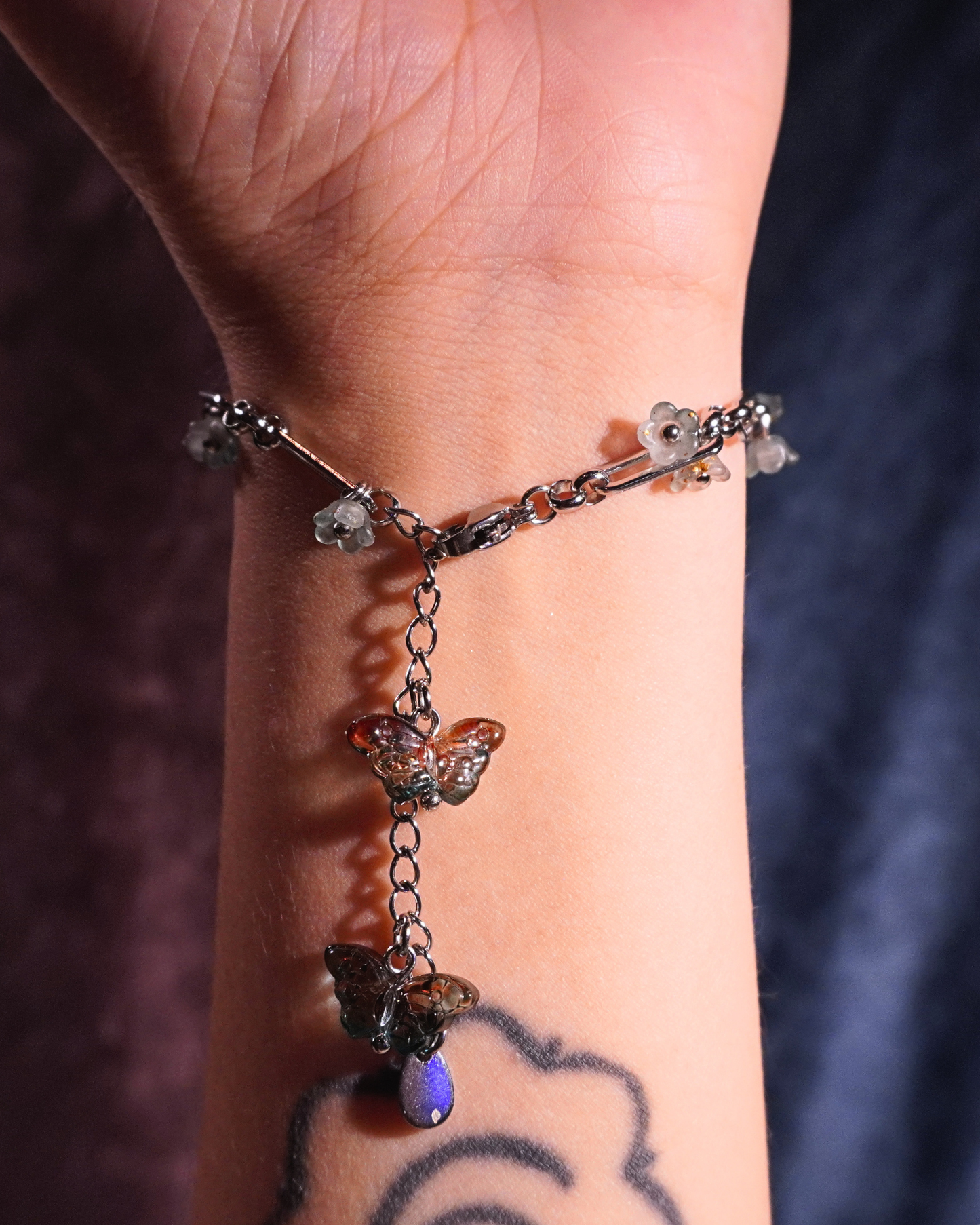 LILY Stainless Steel Bracelet // Midnight