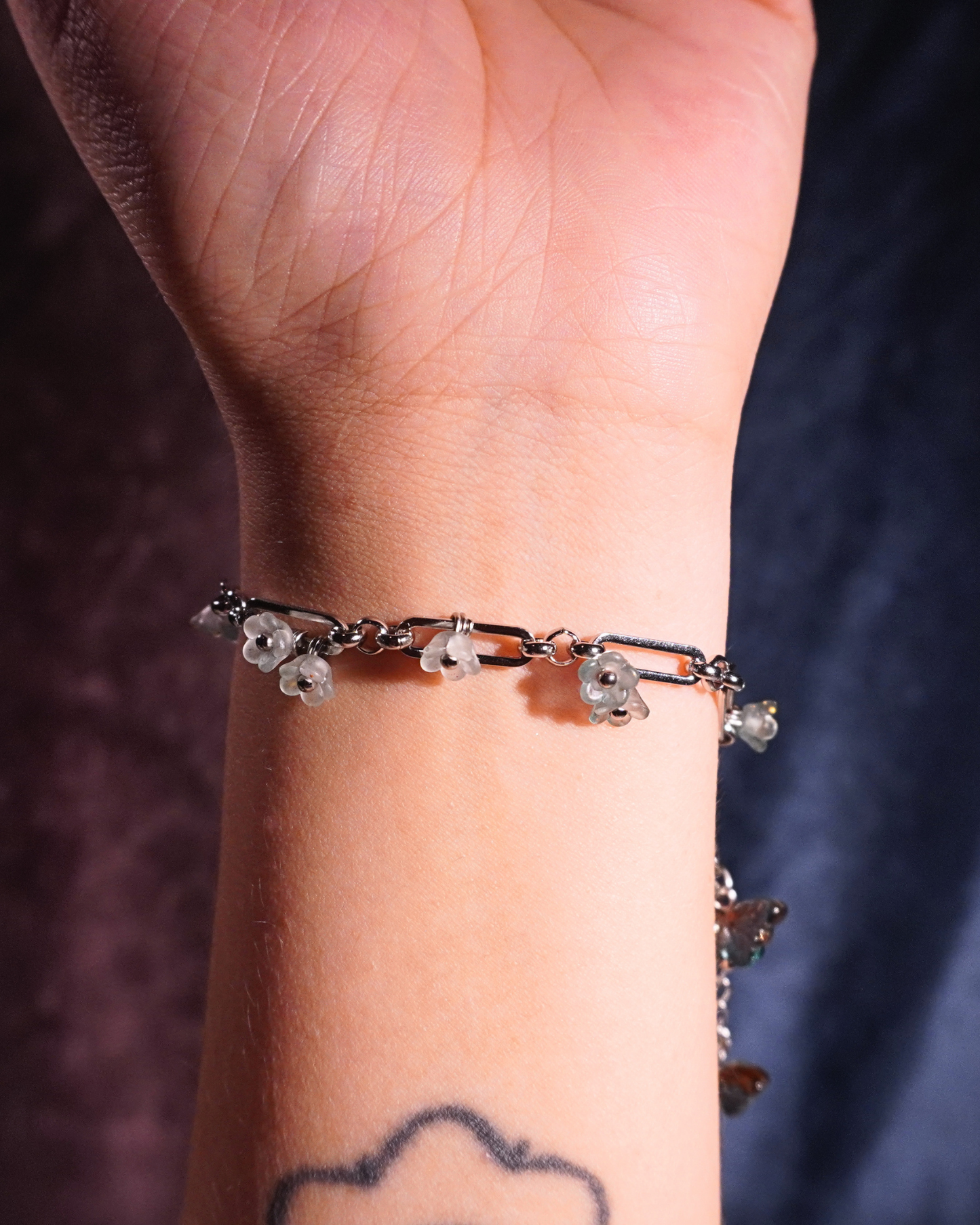 LILY Stainless Steel Bracelet // Midnight