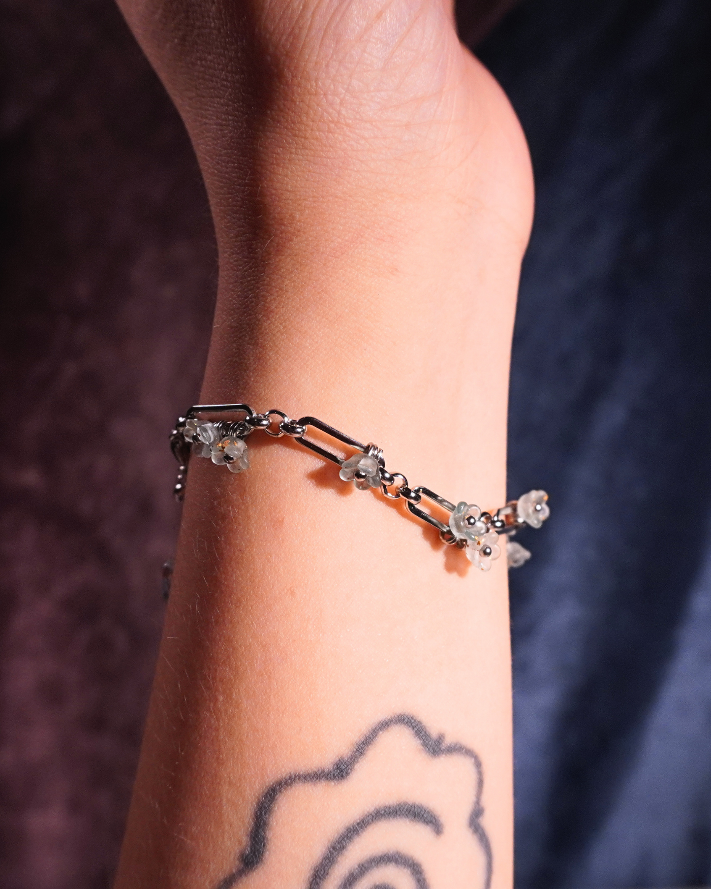 LILY Stainless Steel Bracelet // Midnight