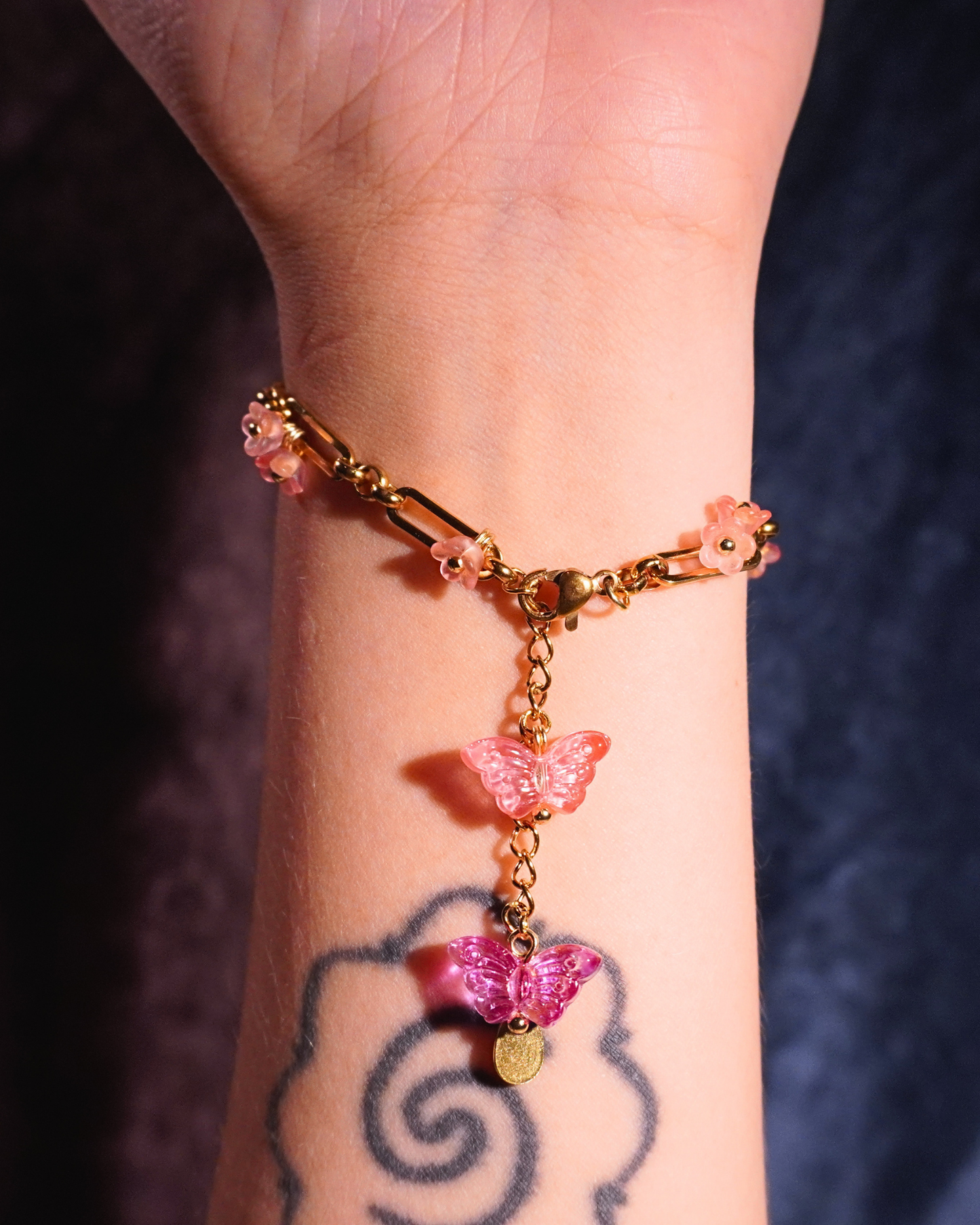 LILY Stainless Steel Bracelet // Blush