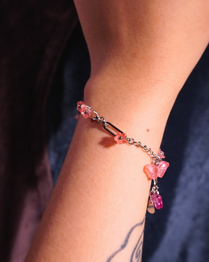 LILY Stainless Steel Bracelet // Blush