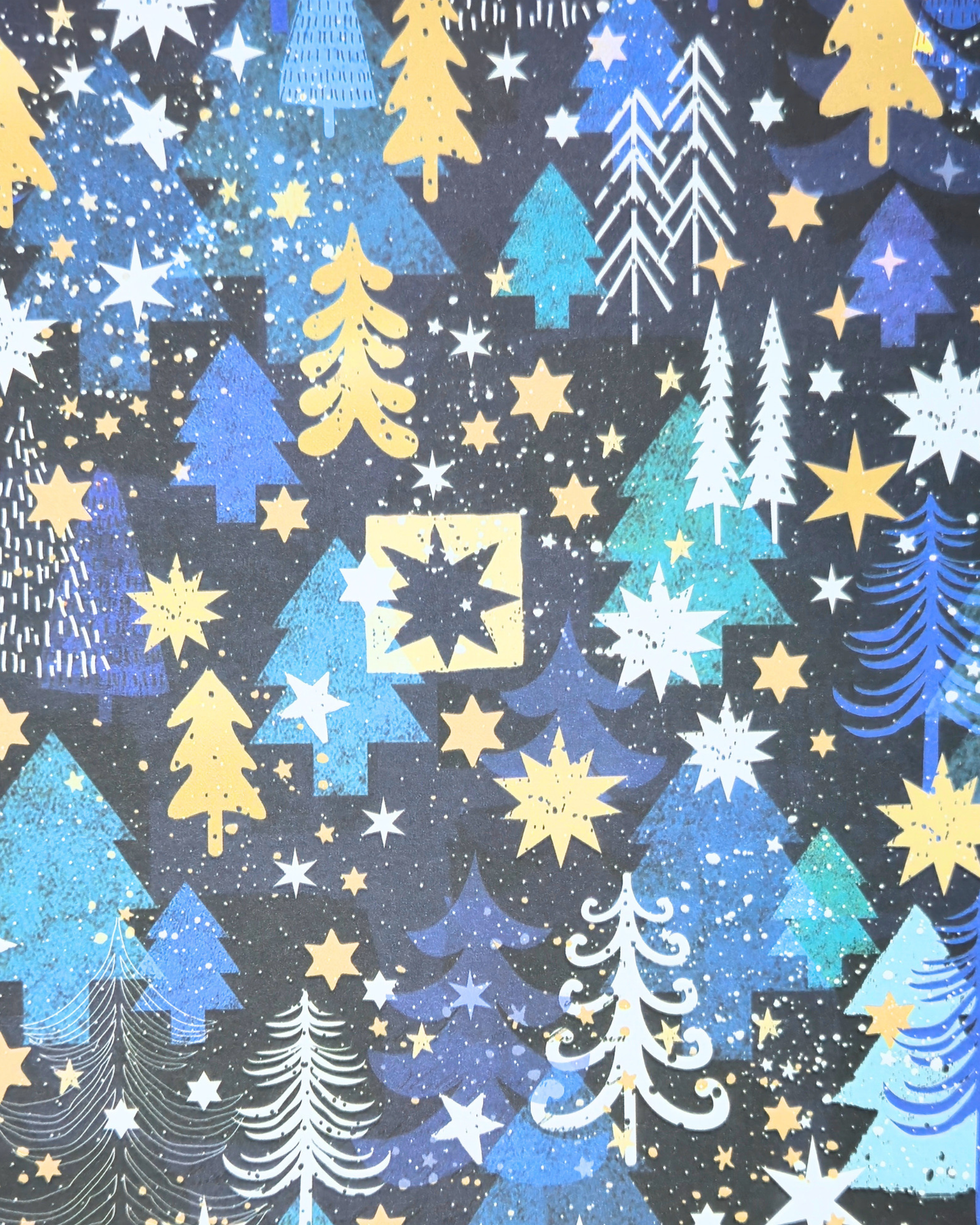 Winter Night Christmas Wrapping Paper