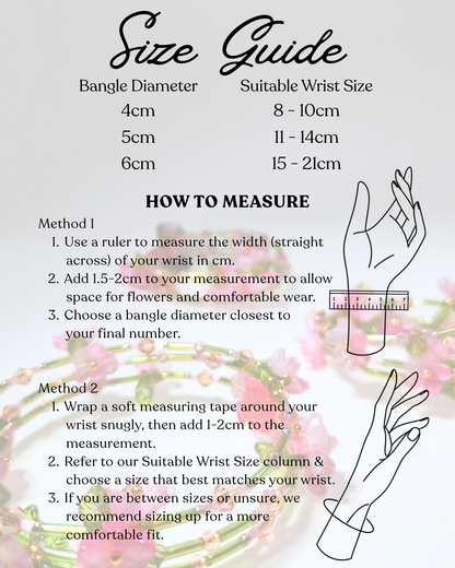 Blossom Bangles // Sunset